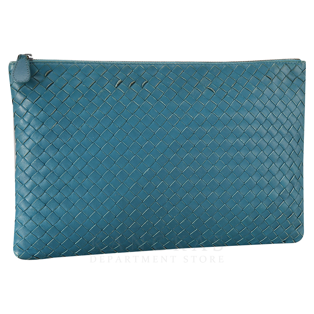 BOTTEGA VENETA(USED)보테가베네타 인트레치아토 위빙 파우치